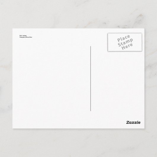 横向素朴き ポストカード (裏面)