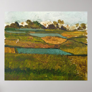 横向絵画き ポスター