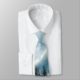 横向芸術的絵画き中国のの中華料理 ネクタイ