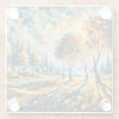 横向鮮やかき ガラスコースター (裏面)