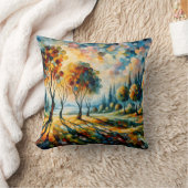 横向鮮やかき クッション (ブランケット)