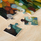 横向鮮やかき ジグソーパズル (側面)