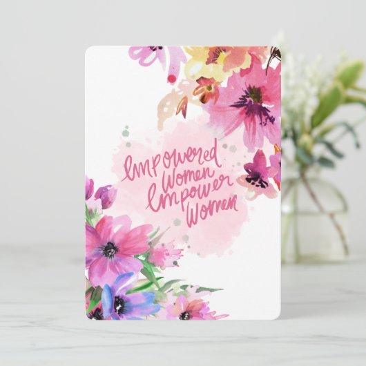 横国際的型女性用デイカード サンキューカード (スタンド正面)