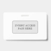 横型カスタムIDバッジ バッジ (裏面)