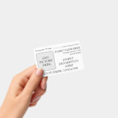 横型カスタムIDバッジ バッジ (手持ち)