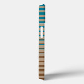 横型ストライプモノグラム Case-Mate iPhoneケース (裏面 / 右)