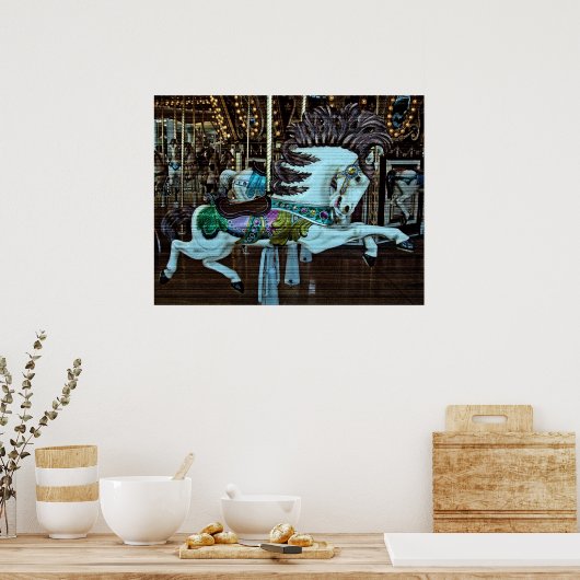 横型メリーの木馬 ポスター (キッチン)