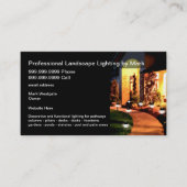 横型照明サービス名刺 名刺 (正面)