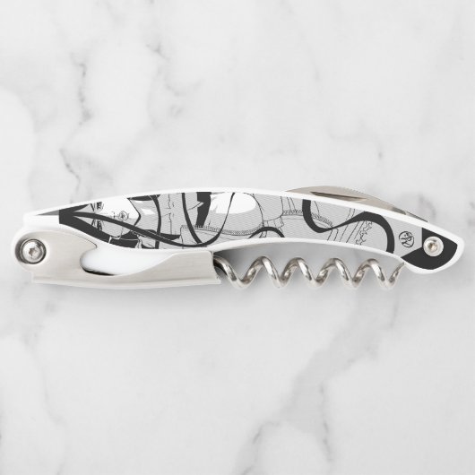 横子-刀と喫煙 ソムリエナイフ (正面)