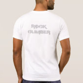 横幅の登山者Tシャツ Tシャツ (裏面)