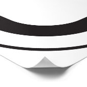 横断標識用の押しボタン ポスター (角)