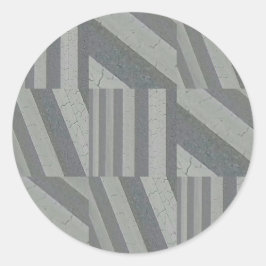 横断歩道コラージュ ラウンドシール