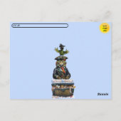 横断歩道海賊子猫はがき ポストカード (裏面)