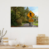 横断歩道 ポスター (キッチン)