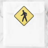 横断歩道 ラウンドシール (バッグ)