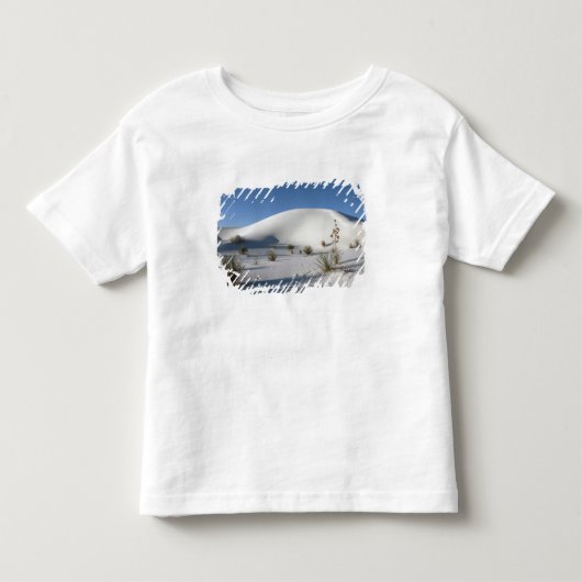 横断砂丘とソープツリー・ユッカ トドラーTシャツ (正面)