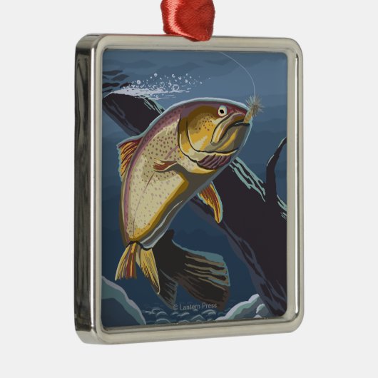 横断面2を採取しているマス メタルオーナメント (右)