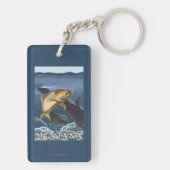 横断面-モンタナ--を採取しているマス キーホルダー (裏面)