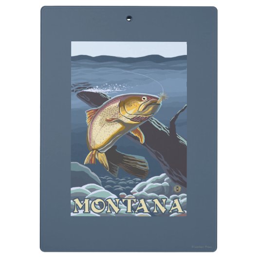 横断面-モンタナ--を採取しているマス クリップボード (裏面)