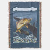 横断面-モンタナ--を採取しているマス スローブランケット (正面縦)