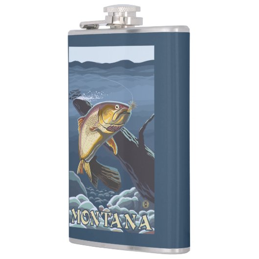 横断面-モンタナ--を採取しているマス フラスク (左)