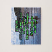 横書きクリックを作成する簡単 ジグソーパズル (縦)