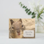 横書きポストカード – 笑顔 ポストカード (スタンド正面)