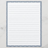 横書き書の文房具紙 (正面)