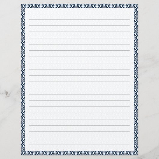 横書き書の文房具紙 (正面)