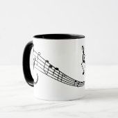 横木のマグ マグカップ (正面左)