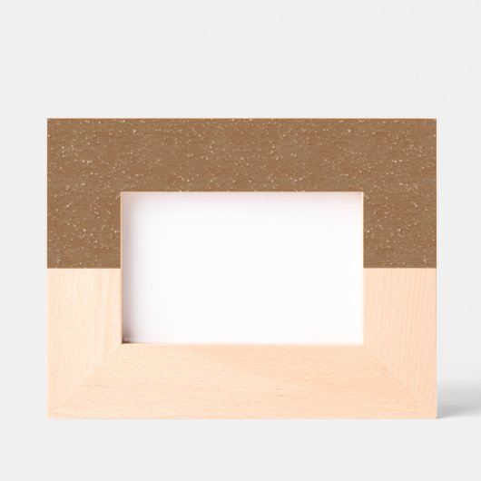 横木カスタム枠 – クルミ材とメープル レーザー彫刻フレーム (正面)