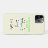 横柄な黄色い猫  Case-Mate iPhoneケース (裏面(横))