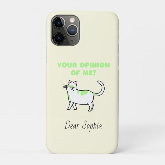横柄な黄色い猫  Case-Mate iPhoneケース (裏)