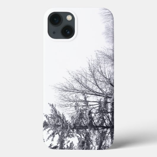 横構図の雪景色の樹々 Case-Mate iPhoneケース (裏面)
