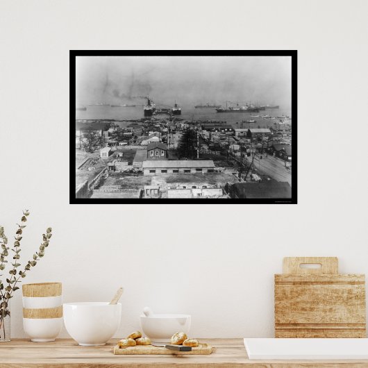 横浜港1909 ポスター (キッチン)