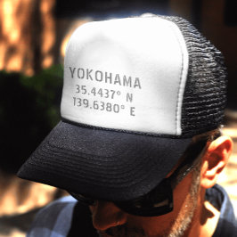 横浜緯度経度 キャップ