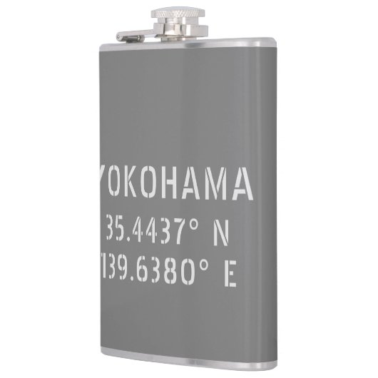 横浜緯度経度 フラスク (左)