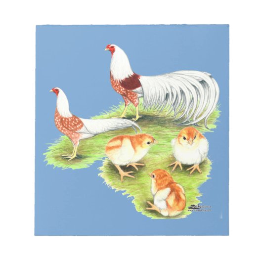 横浜赤肩ファミリー ノートパッド (正面)