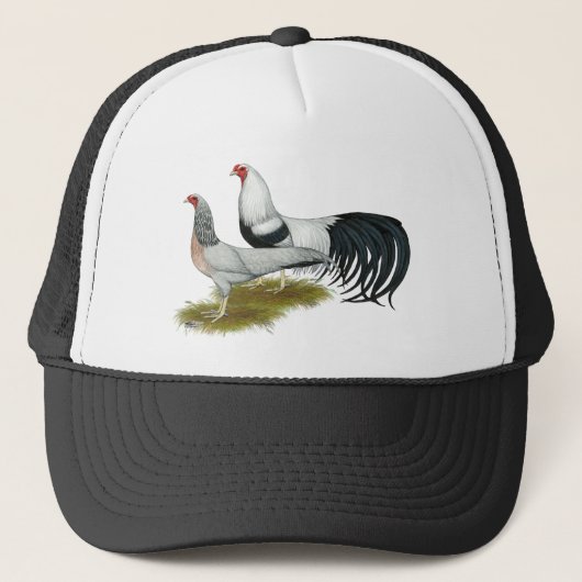 横浜：銀ダックウィングペア キャップ (正面)