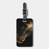 横猫 ラゲッジタグ (正面縦)