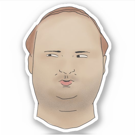 横目 シール (正面)