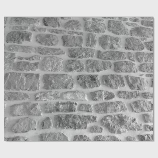 横石の粗壁の模様の背景 ラッピングペーパー (フラット)