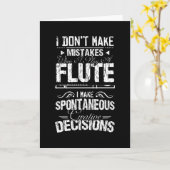 横笛 カード (黄色い花)