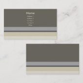 横第0042を縞で飾ります 名刺 (正面/裏面)