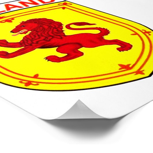 横紋旗 ポスター (角)