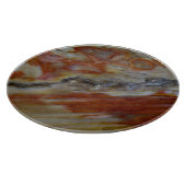 横紋石化木材 カッティングボード (角)