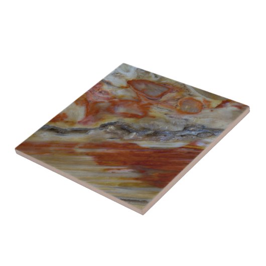 横紋石化木材 タイル (側面)