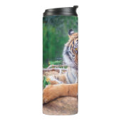 横素晴らし倒し虎の写真 タンブラー (回転左)