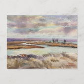 横絵画景ワイルド自然アート ポストカード (正面)