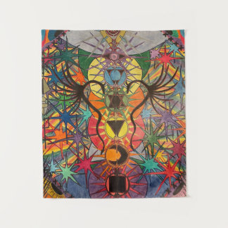 横線の天使 タペストリー